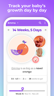 Pregnancy Tracker & Baby App Screenshot