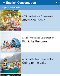 English Conversation Practice Screenshot