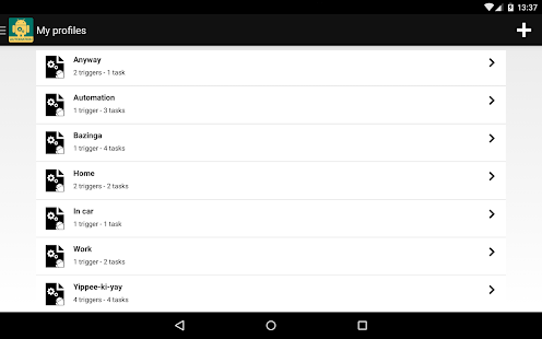 Droid Automation Screenshot