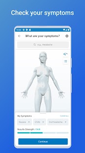 WebMD: Symptom Checker Screenshot