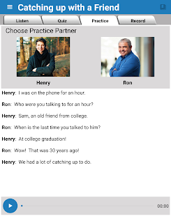 English Speaking Practice Screenshot