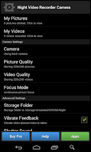 Night Vision Video Recorder Screenshot