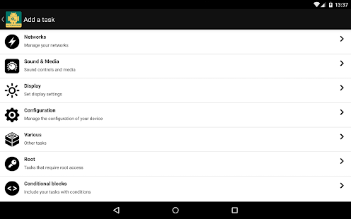Droid Automation Screenshot