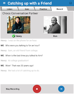 English Speaking Practice Screenshot
