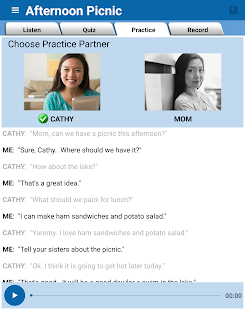 English Conversation Practice Screenshot