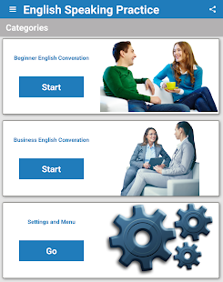 English Speaking Practice Screenshot