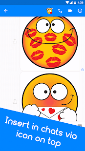 Emojidom emoticons for texting Screenshot
