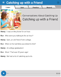 English Speaking Practice Screenshot